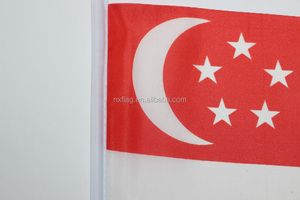 9x11 см государственные флаги, Флаг Сингапура, ручной флаг - Product Image 6