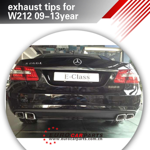 Consejos de silenciador de acero inoxidable E CLASS W212 E63 para tubos de escape E200 E260 E300 a E63 - Product Image 5