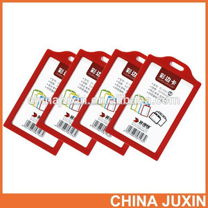 venta al por mayor de moda rbd cordón de pvc tarjeta de identificación del titular de la placa para el trabajo - Product Image 2