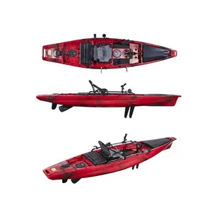 U-barco pro-pescador océano pedal de pie Canoa kayak de pesca en camuflaje color