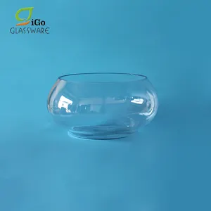 Bowl shape Decorative unique Glass fish Bowl 14" inch