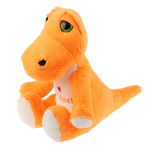 Varios estilos de felpa limpia juguete del animal doméstico naranja <span class=keywords><strong>dinosour</strong></span> - Product Image 6