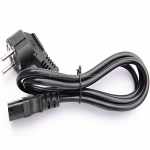 Cable de alimentación con enchufe Schuko estándar europeo, cable VDE IEC C13 revestido de PVC para uso en ordenador, fuente de alimentación europea - Product Image 6