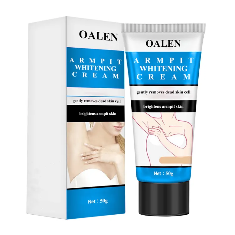 Private Label Biologische Donkere Huid Bleken Verhelderende Lichaam Oksel Whitening Cream