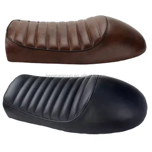 Piezas para asientos de motocicleta, Aro y respaldo de cuero suave cg125 cafe racer, calidad - Product Image 1