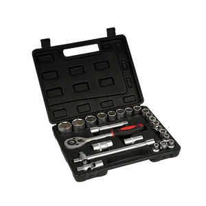 1/2 ''Chuyên Nghiệp 26pcs ổ cắm thiết lập hộ gia đình CRV cờ lê thiết lập làm vời-hộp Ratchet xử lý thiết lập - Product Image 1