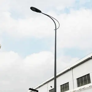 Cực Thép Không Gỉ Nhà Sản Xuất 6M 7M 8M 9M 10M 11M 12M 13M Q345 thép LED Ngoài Trời Tùy Chỉnh Chiếu Sáng Đường Phố Cực