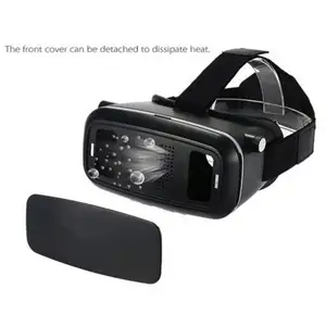 VRヘルメット段ボールバーチャルリアリティグラス携帯電話3Dビデオムービー (ゲームパッド付き4.7〜6.0インチスマートフォン用)