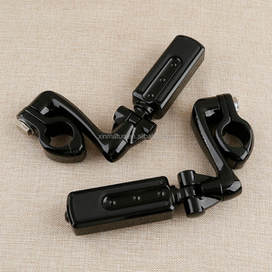 XF2103133-07-B Repose-pieds universels pour <span class=keywords><strong>moto</strong></span>, garde-<span class=keywords><strong>moteur</strong></span> 1-1/4\" 32mm, repose-pieds mâle pour Honda Harley Suzuki - Product Image 4