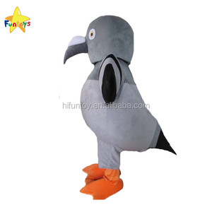 Disfraz de <span class=keywords><strong>Mascota</strong></span> de <span class=keywords><strong>Paloma</strong></span> Gris de Dibujos Animados para Adultos Funtoys - Product Image 2