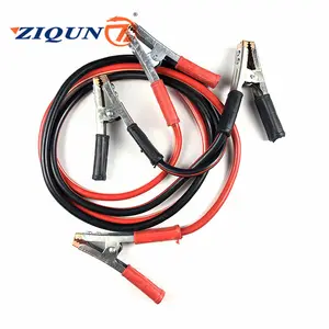 Automotive 16AWG Battery Clamp cable 12V 24V red black clips ring lug fuse assembly FOB Reference Pri