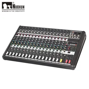 2018 OEM 16 kanaals muziek mixing console power mixer audio mixer