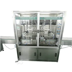 Máquina automática de envasado de pasta líquida de botella de aceite de mermelada de miel de alta velocidad