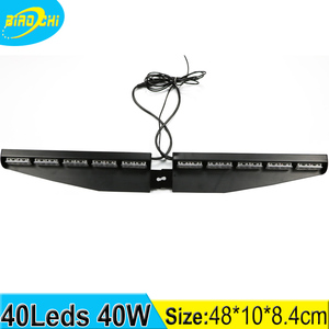 Chất lượng cao 40 Wát kính chắn gió kính chắn gió núi khẩn cấp xe xách tay LED Strobe Visor cảnh báo đèn hổ phách trắng - Product Image 5