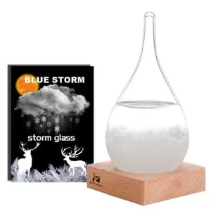 Cuaca Prediktor Storm Glass Barometer Botol Ramalan dengan Ukuran Yang Berbeda