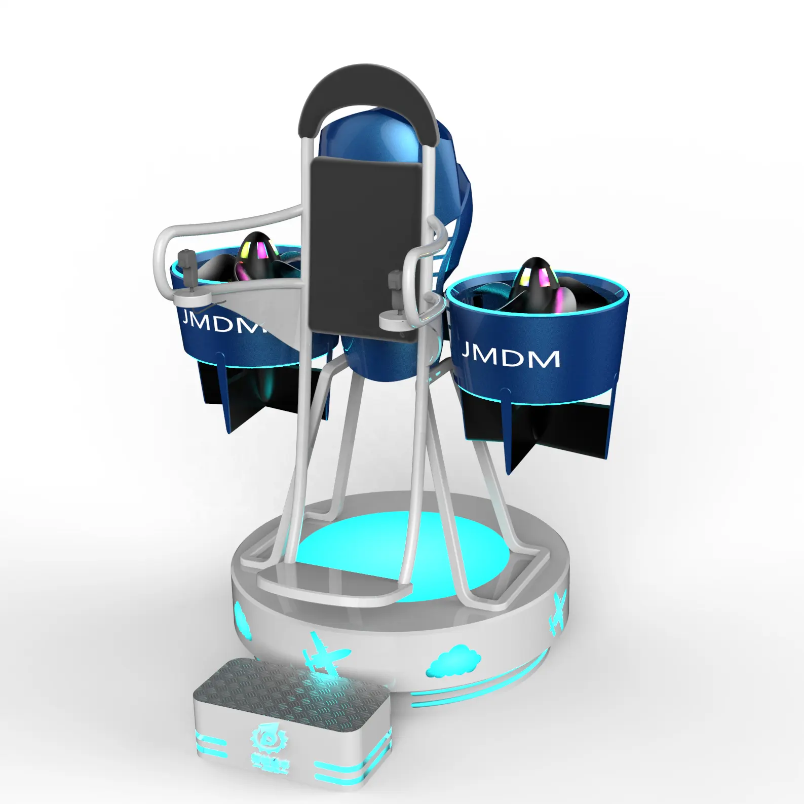 JMDM 9D Simulator Manufacturer Virtual Reality Flying Standing Fight Simulator for Sale