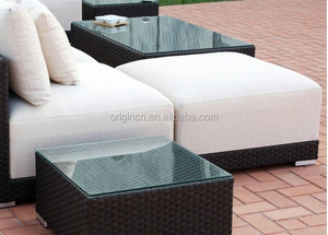 Sección <span class=keywords><strong>exterior</strong></span> <span class=keywords><strong>en</strong></span> forma de <span class=keywords><strong>L</strong></span> sol Ratán <span class=keywords><strong>Sofa</strong></span> reclinable para el tiempo de ocio patio con muebles modernos - Product Image 2