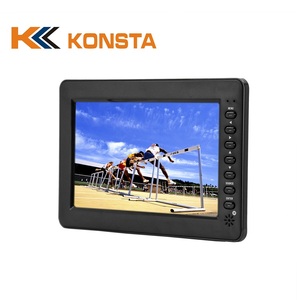 Téléviseur numérique portable LED à écran plat HD QLED 12V Leadstar <span class=keywords><strong>Camping</strong></span>, petit téléviseur LCD avec tuner numérique, radio FM, batterie - Product Image 2