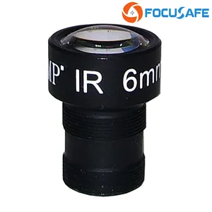 High Resolution Focusafe Apeature F1.4 M12 Lens 6mm Megapixel Lens