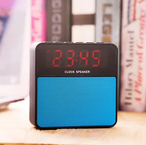 Versi Global jam cerdas Ai layar sentuh pengeras suara Bt 5.0 jam Alarm Speaker koneksi nirkabel