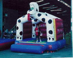 Inflatable recreational moonwalks mini animal <span class=keywords><strong>Dalmata</strong></span> - Product Image 1