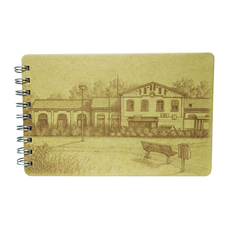 Модный дизайнерский винтажный бумажный блокнот на спирали формата a6 для колледжа