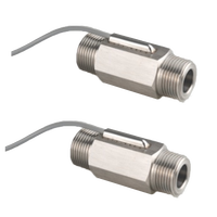 Le débitmètre FHS-1SV-1T30L-4SS du fournisseur chinois 1.0 ~ 30 L/min en acier inoxydable couleur argent conçu pour l'eau