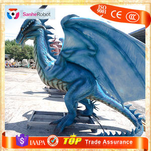 Infrarouge Contrôle Vie Taille Bleu Africain <span class=keywords><strong>Wyvern</strong></span> Dragon Animatronic - Product Image 5