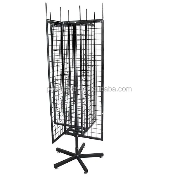 metal spinner display rack for cutlery rotatable display stand for hanging forks and knives