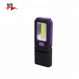 נייד 3W LED COB מגנטי וו תלייה מתקפל מתכוונן Worklight חדש עיצוב מקצוע מתקפל מפעל 2019 עבודת מנורת 10