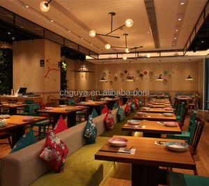 Blanc intérieur en bois table à manger <span class=keywords><strong>pour</strong></span> le restaurant meubles - Product Image 3