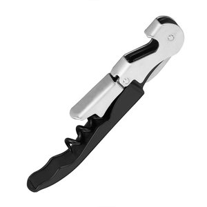 Multifuncional plegable camarero doble con bisagras sacacorchos <span class=keywords><strong>cerveza</strong></span> botella de vino abridor - Product Image 3