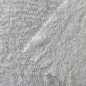 Tissu en <span class=keywords><strong>Viscose</strong></span> de lin pour robe de haute qualité 70 rayonne 30 <span class=keywords><strong>Jersey</strong></span> tissu uni léger trame tricoté uni teint au format A4 échantillon - Product Image 3