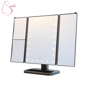 Chine Fabricant Grossissant Éclairé LED Miroir De Maquillage Miroir Cosmétique