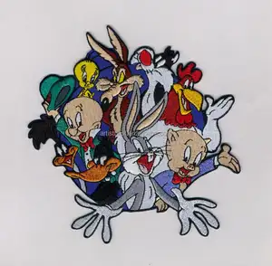 Professional Cartoon Shining Denim Badges Bags patch shoes patch iron on sew on patch for clothing