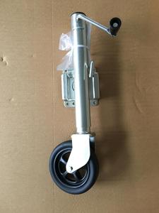 Nouveau cric à plaque pivotante à anneau de blocage de 1500 lb avec une seule <span class=keywords><strong>roue</strong></span> <span class=keywords><strong>jockey</strong></span> en plastique de 8 pouces pour la <span class=keywords><strong>réparation</strong></span> de remorques - Product Image 2
