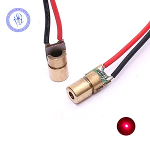 3-5v 635nm 1mw punto rojo diodo Mini módulo láser de luz roja