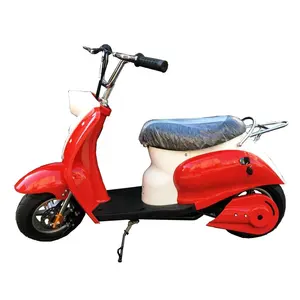 Çocuklar için 36v 300w elektrikli motosiklet Vespa Scooter