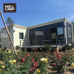 Sang Trọng Prefab Có Thể Tháo Rời Container Homes L Loại Thiết Kế Hai Tầng Modular House