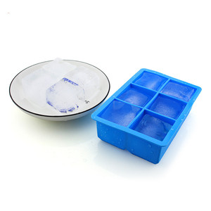 Moules à glaçons en silicone à 6 compartiments avec couvercle écologique pour boissons et liquides, pour bars et cuisines, échantillon gratuit disponible - Product Image 4