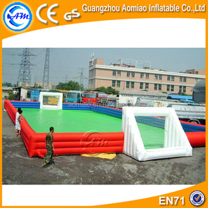 Terrain de football gonflable professionnel, ballon de football à bulles, terrain de football portable, arène de football gonflable à vendre - Product Image 4