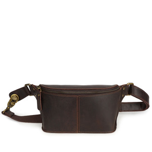 Sac en cuir véritable pour homme, élastique, de grande capacité, style Vintage, ceinture, <span class=keywords><strong>pochette</strong></span> à la taille, en stock - Product Image 3