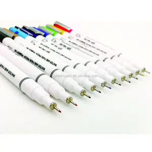 2017 NOUVEAU 12 couleurs Micro Aiguille Embout Fineliner Dessin Stylo aucun saignement pour papier