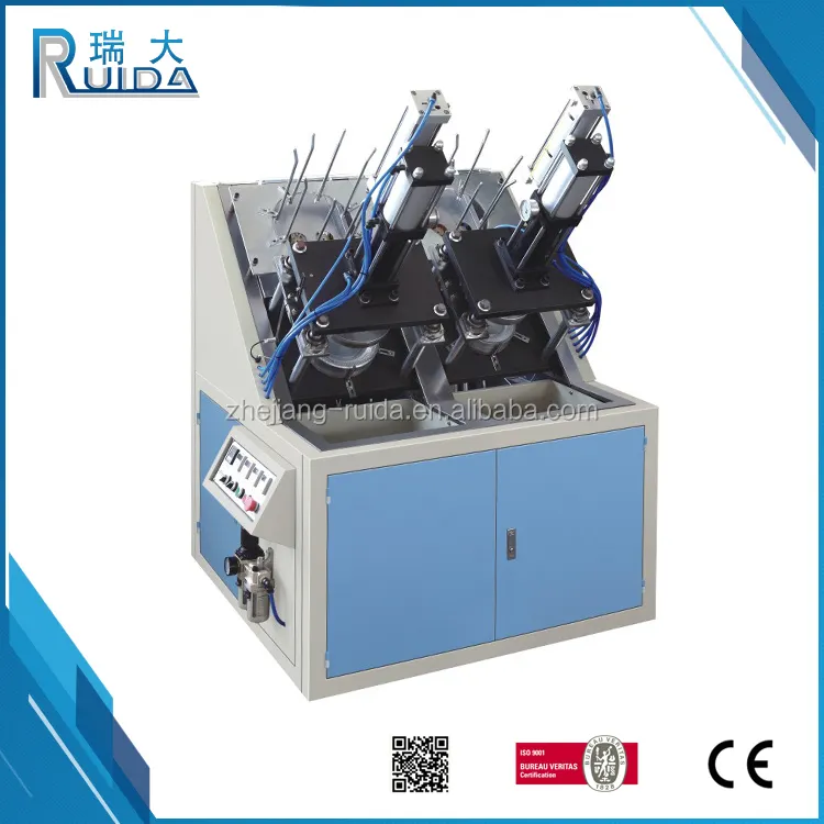 RUIDA Imalat Tam Otomatik Tek Kullanımlık 4-9 Inç Kağıt Plaka Yapma Makinesi