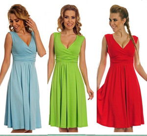 2014 de <span class=keywords><strong>la</strong></span> impresión floral midi vestido de las señoras Camisetas faldas de dos piezas vestido africano - Product Image 5