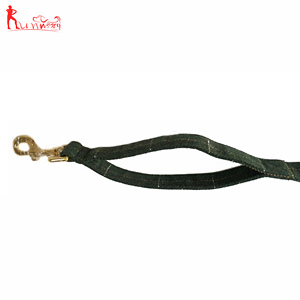 Conjunto de correa para <span class=keywords><strong>Collar</strong></span> de perro con diseño de cuadros cómodos y suaves, plomo ajustable con anillos en D duraderos - Product Image 6