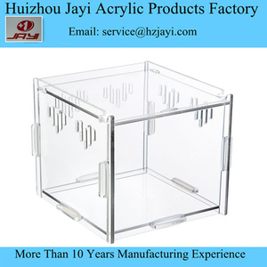 Factory manufacturer Alibaba Diy acrylic media Pet cage clear color, herp cage de plexiglass, Reptile Habitat - Product Image 4