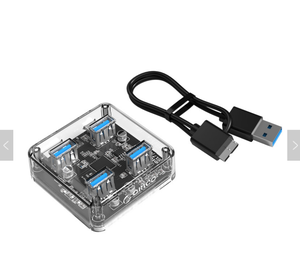 ORICO HUB <span class=keywords><strong>USB</strong></span> 3.0 4 Cổng Trong Suốt Cho Máy Tính Để Bàn/Máy Tính Xách Tay Với Cáp Dữ Liệu 30 / 100 CM Hỗ Trợ Nguồn Điện Micro <span class=keywords><strong>USB</strong></span> Ngoài - Product Image 5