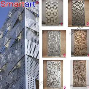 Smartart 2022 Customized Decorative Interior Stainless Steel Mirror Room Divider Screen