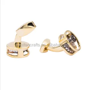 โกลด์โทนรอบเกียร์ Steampunk ทองแดง Cuff Links Cufflinks ธุรกิจเสื้อ